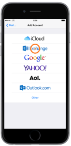 iPhone Exchange Setup - step 4